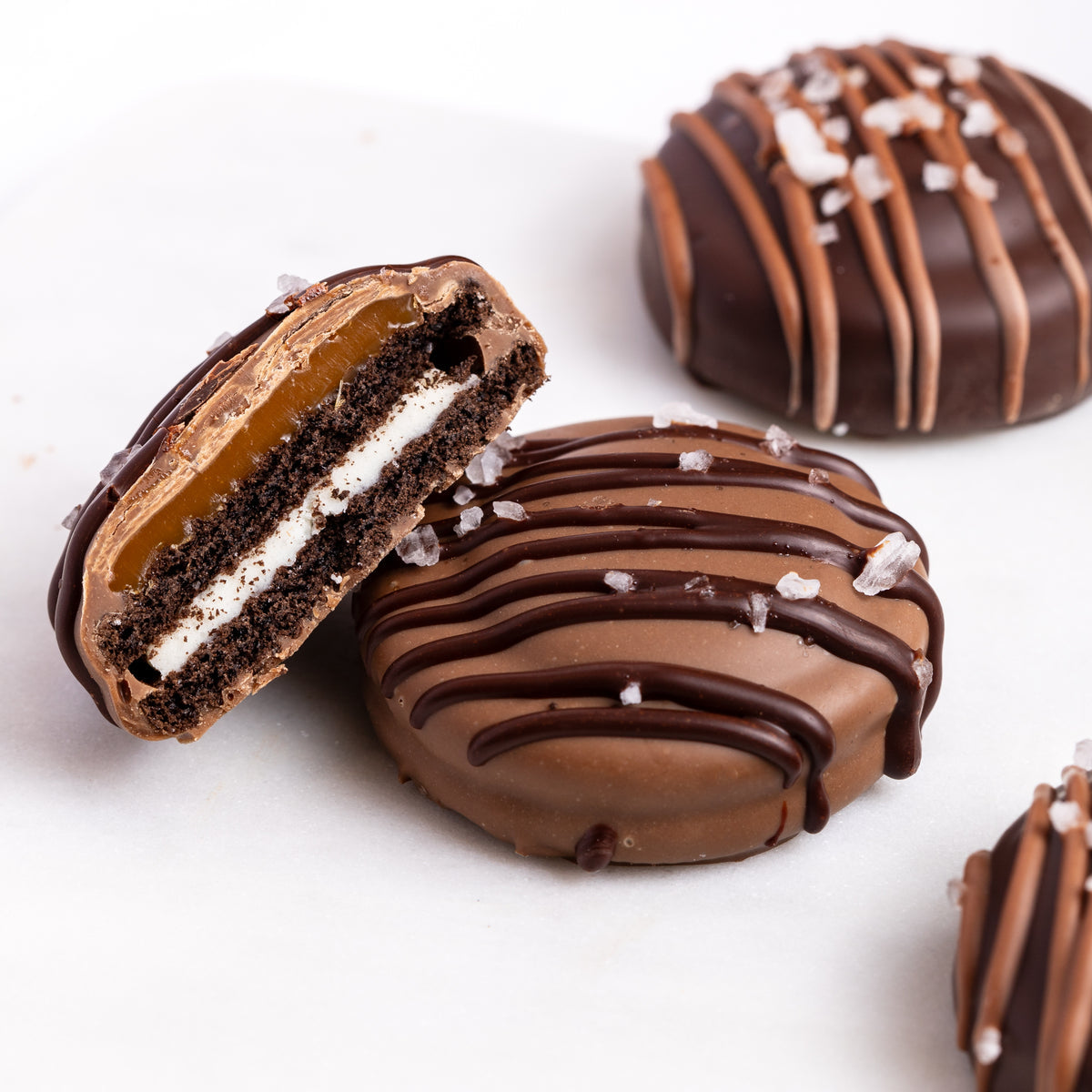 Hand-Dipped Strawberries & Sea Salt Caramel Oreos®