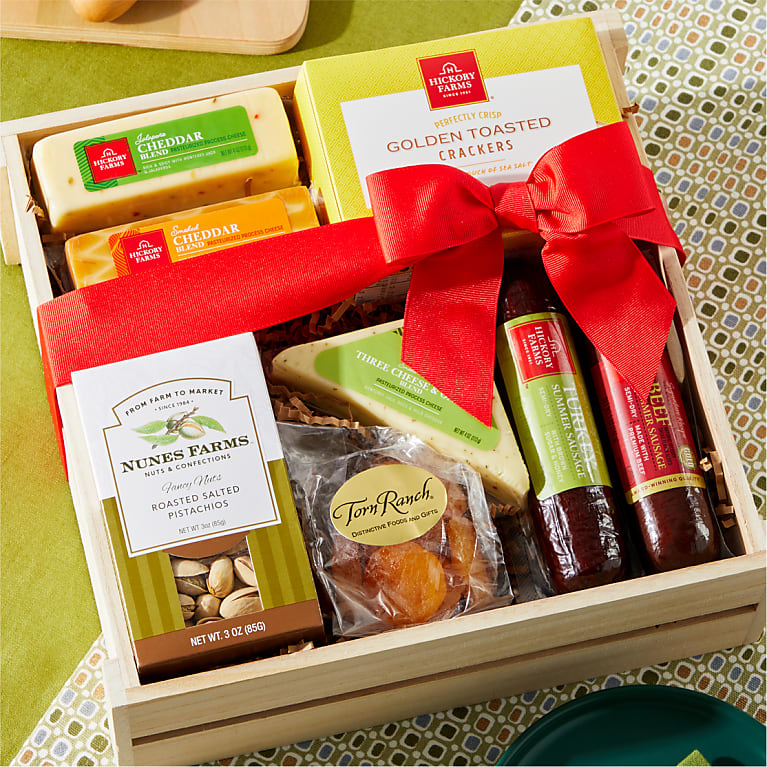 Meat & Cheese Charcuterie Gift Basket