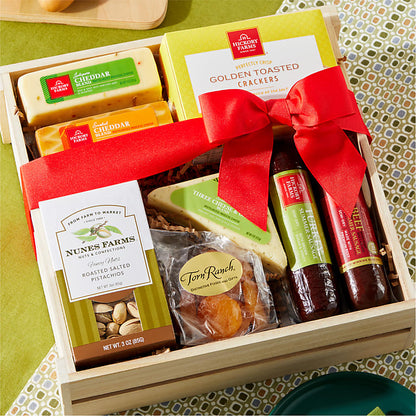 Meat & Cheese Charcuterie Gift Basket