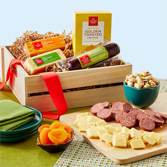Meat & Cheese Charcuterie Gift Basket