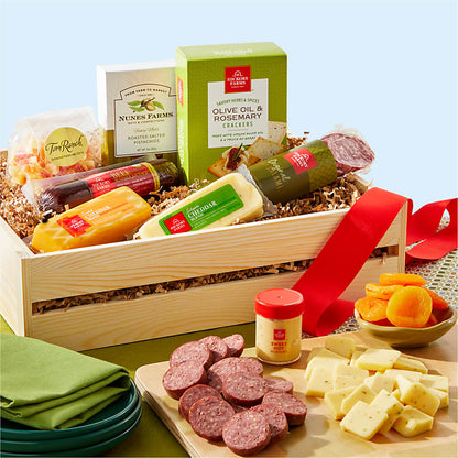 Meat & Cheese Charcuterie Gift Basket