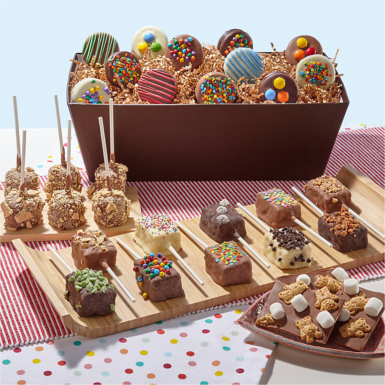 Ultimate Belgian Chocolate Snacks Gift Basket