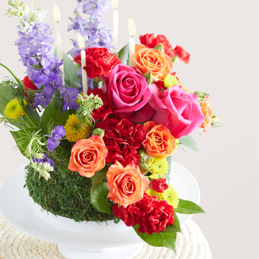 Best Year Yet Floral Cake