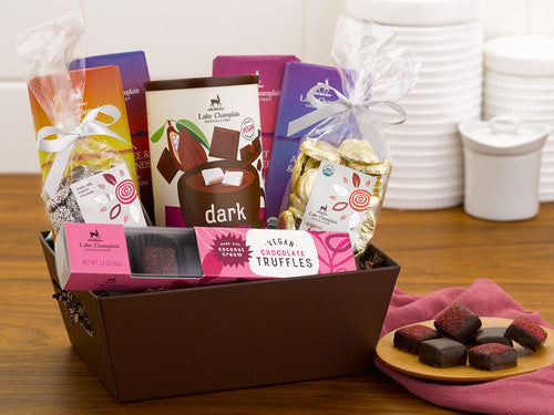 Vegan Dark Chocolate Gift Basket